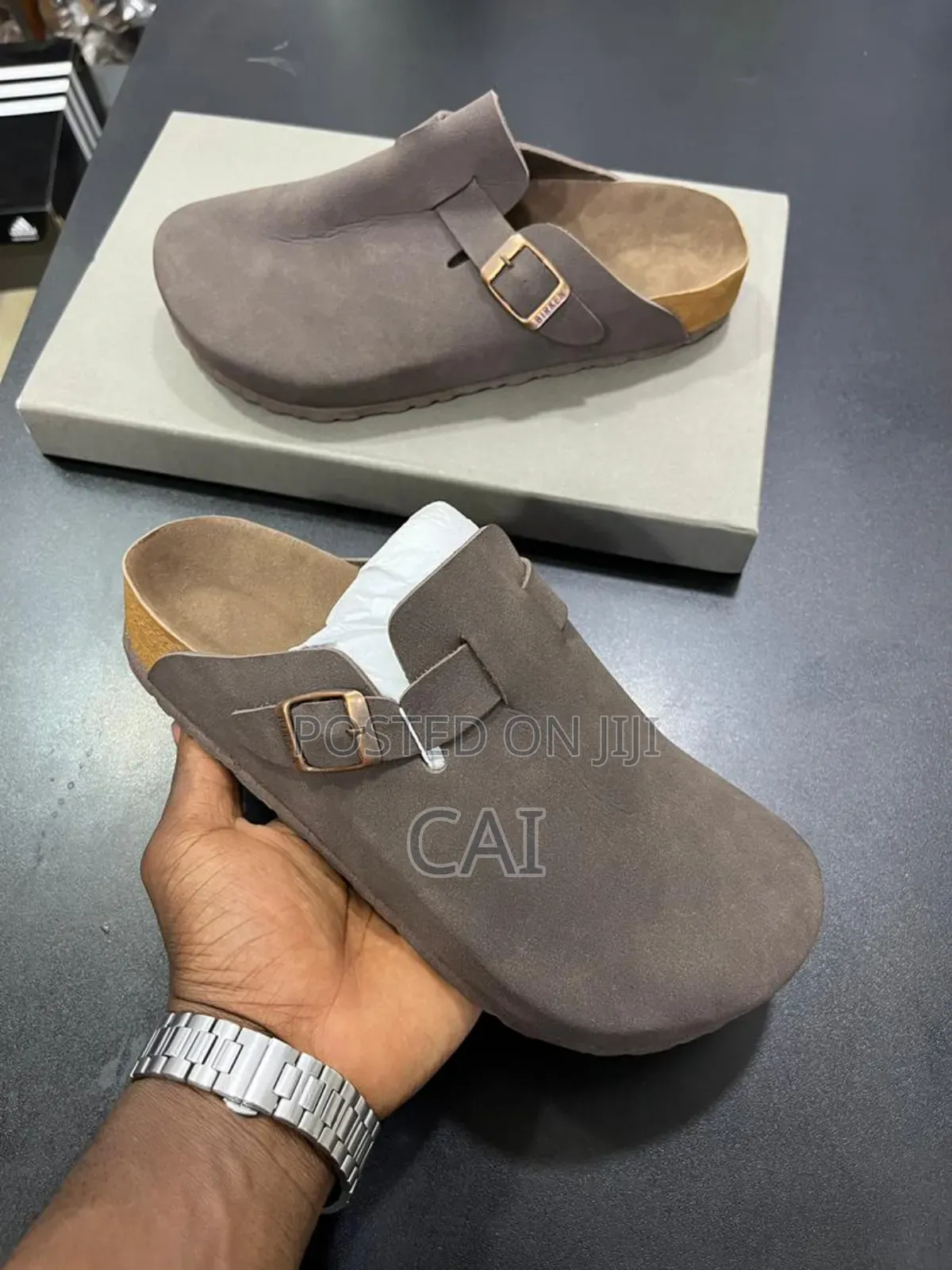 Birkenstock Boston Clog Sandals Available Grey, Beige, Olive Green