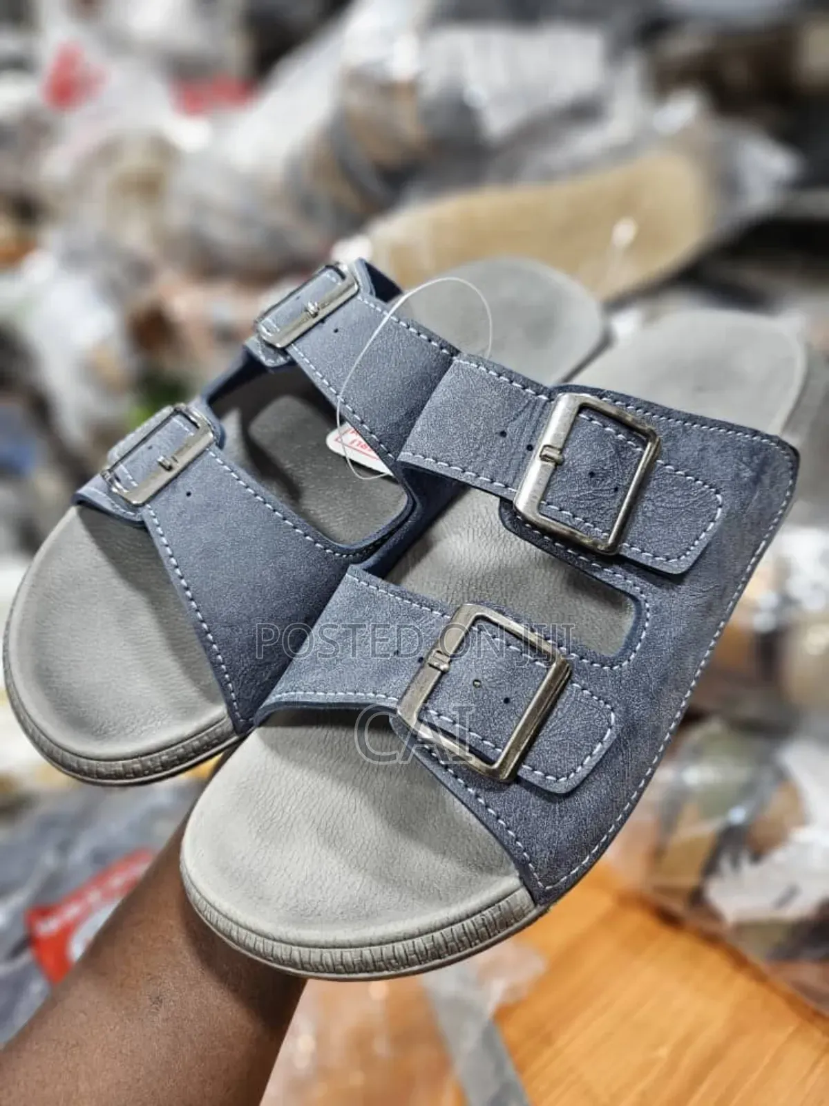 Polex Brand Men's Classic Double-Strap Sandals