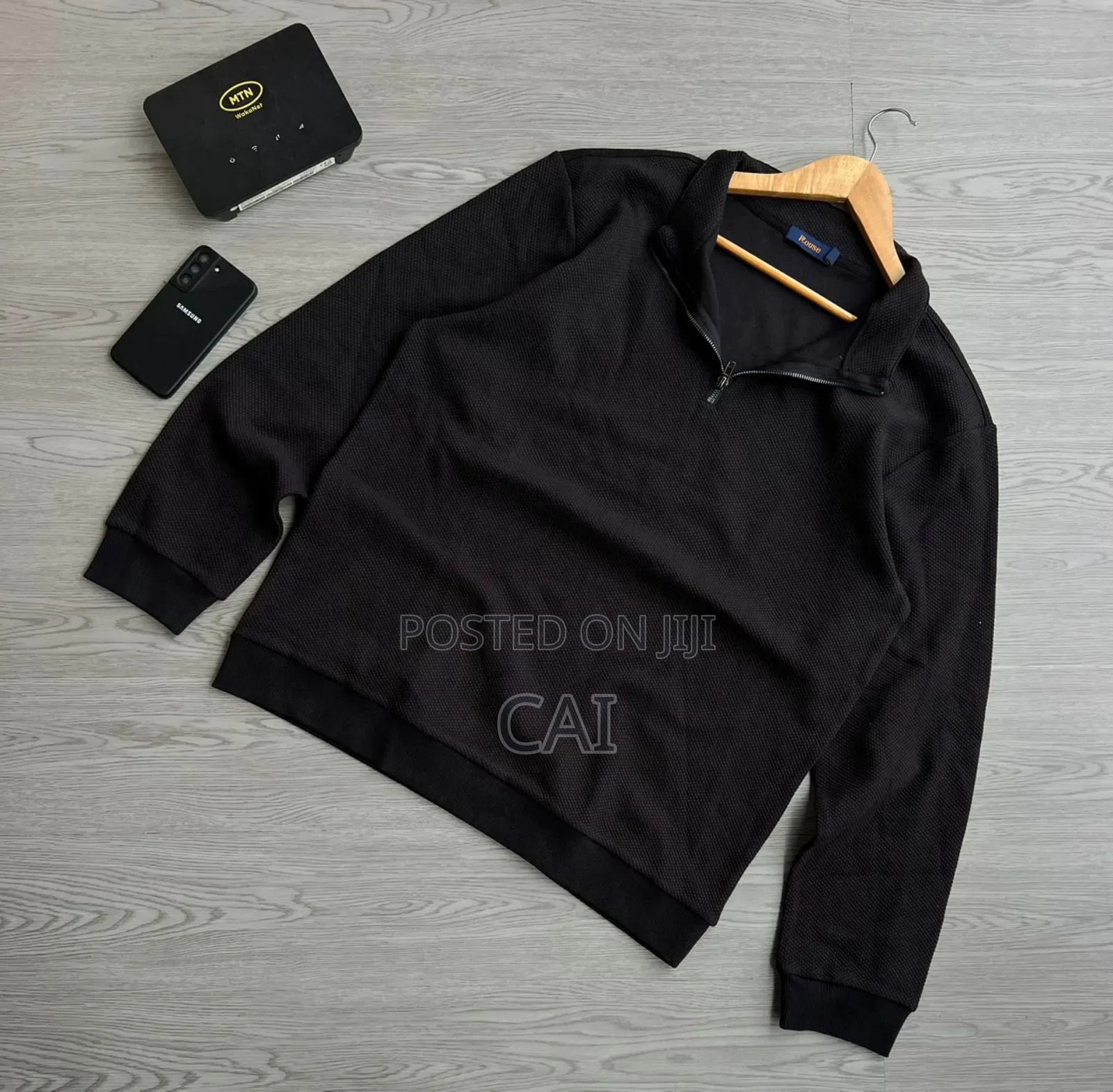 Trendyol Collection Quater Zip Textured Knitwear Sweaters