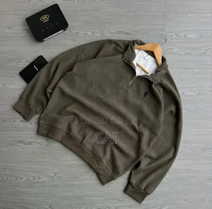 Trendyol Collection Quater Zip Textured Knitwear Sweaters
