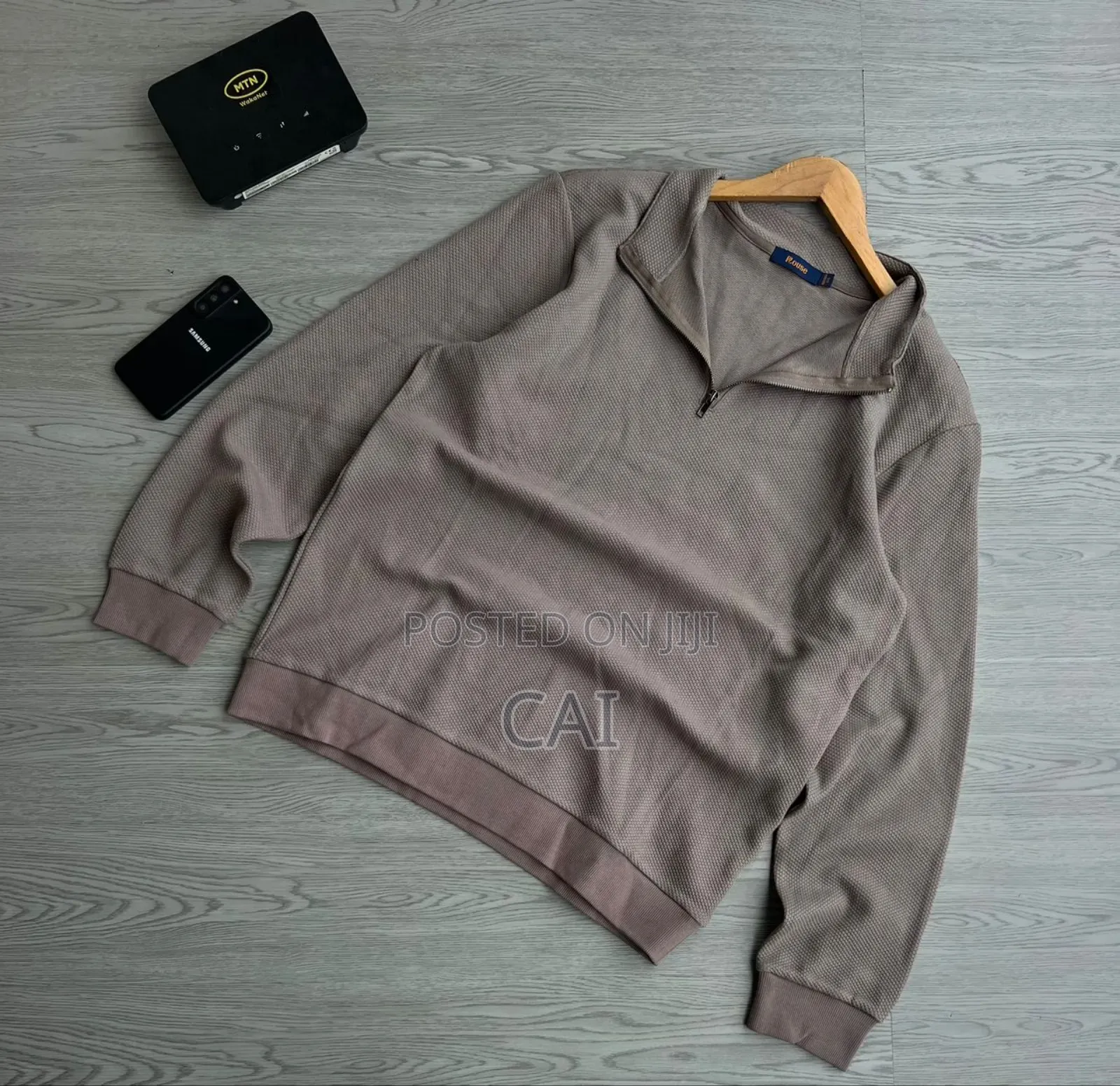 Trendyol Collection Quater Zip Textured Knitwear Sweaters
