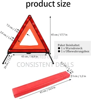 Warning Triangle Car For Warning Signs