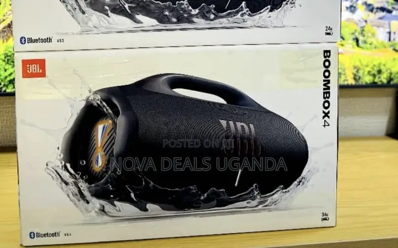 JBL Boombox 4 Portable Wireless Bluetooth Speaker Bass Waterproof