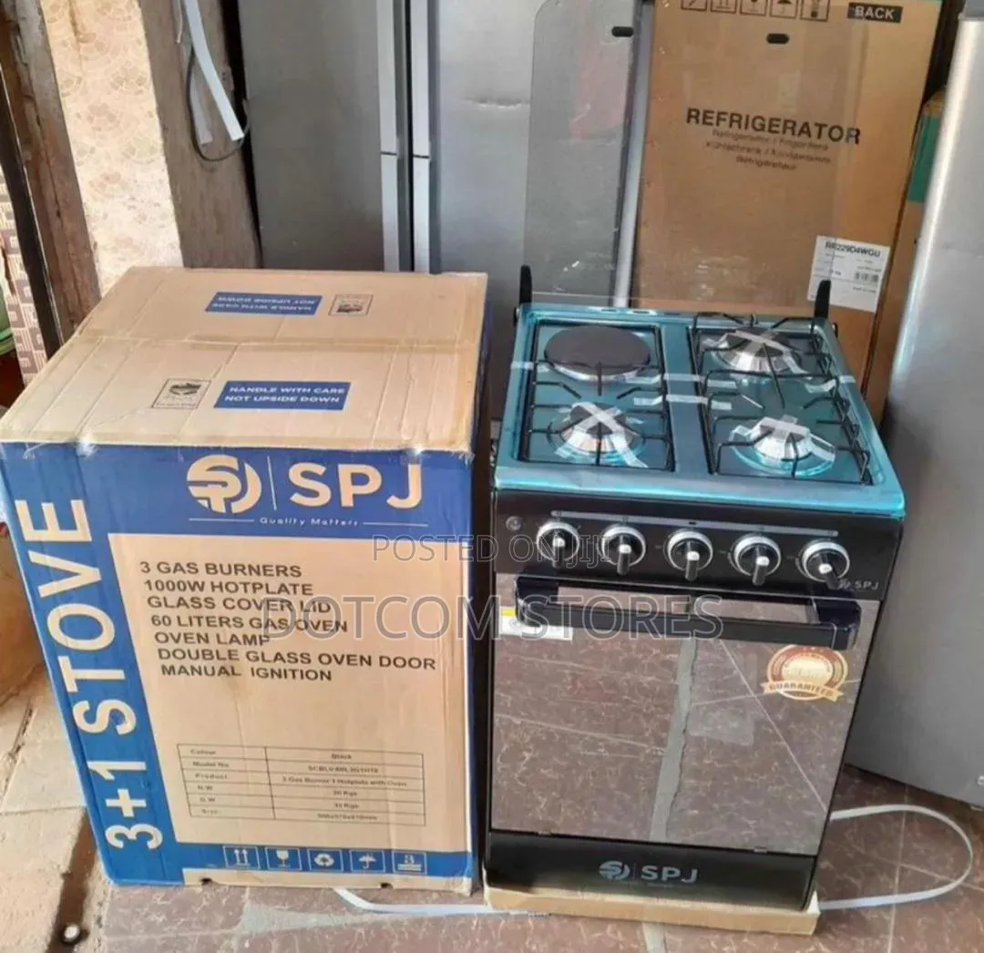 SPJ 3+1 Standing Gas Cooker With Oven.