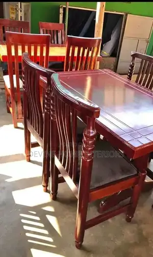 6 Seater Mahogany Dining Set
