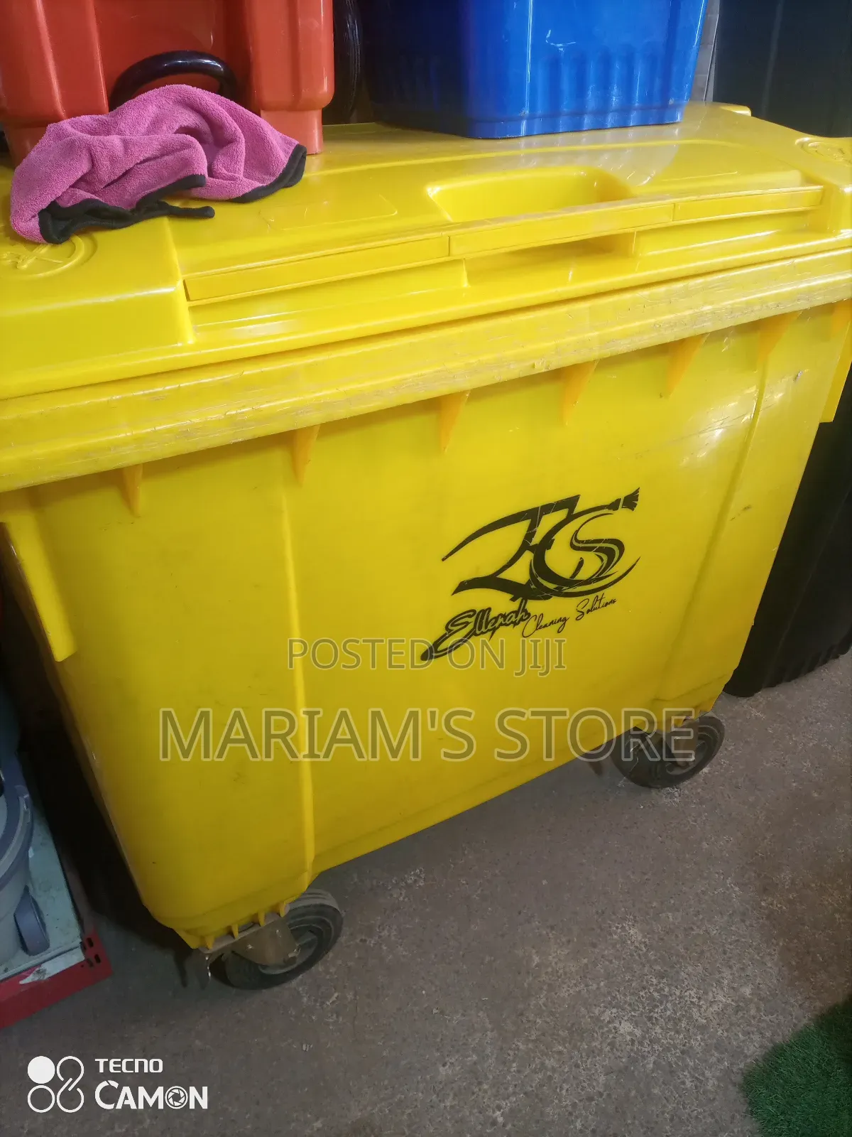660ltr Plastic Waste Bin For Industrial Or Commercial Waste Management