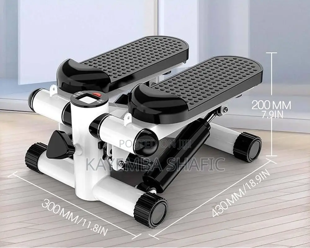 Brand New 2-in-1 Mini Stepper Exercise Machine With Resistance Bands
