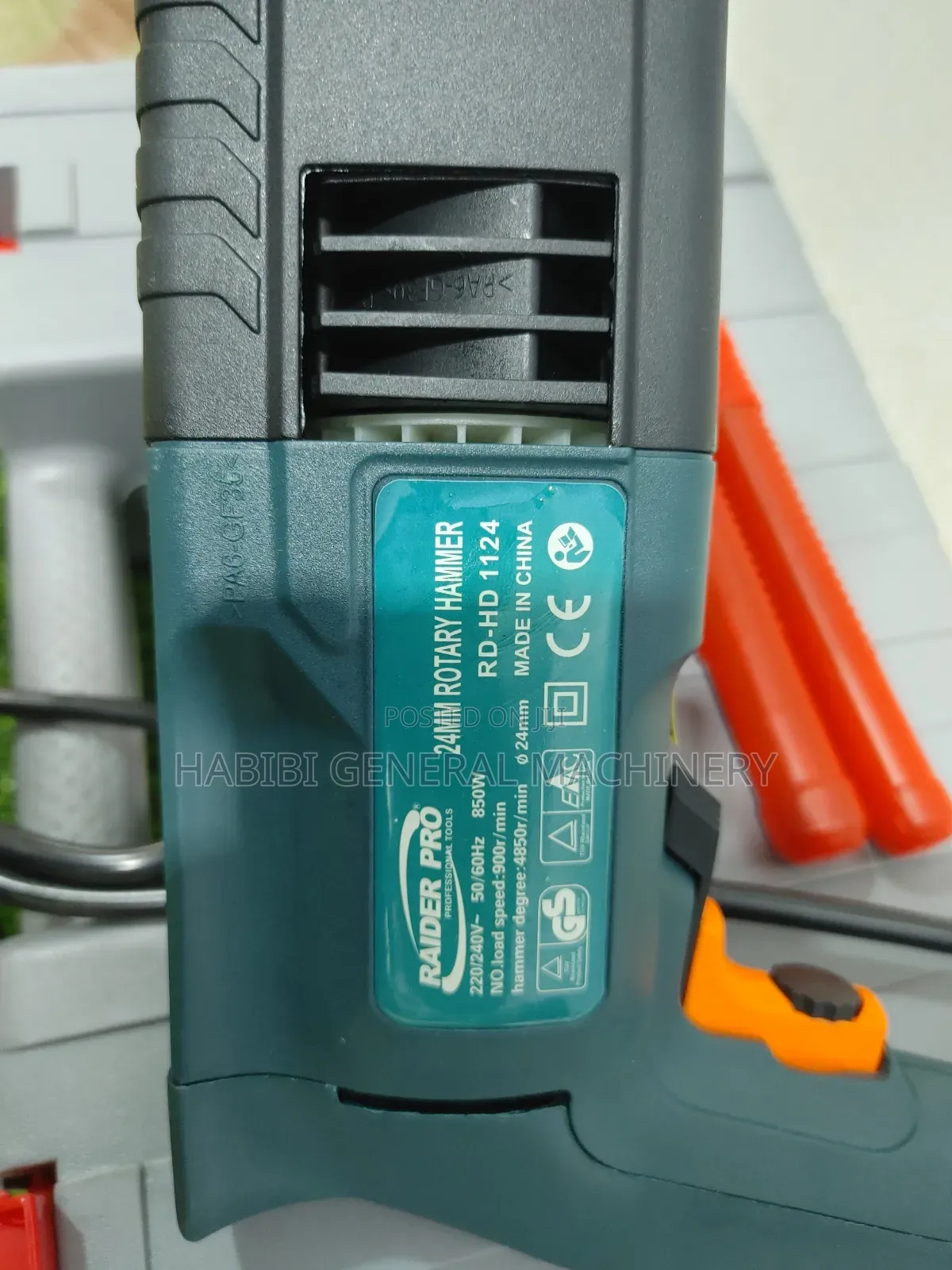 24mm Rotary Hammer/Concrete Drill