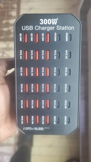 300w Usb Charging Station 30 Ports in Total, Specifically 12 Usb-C Por