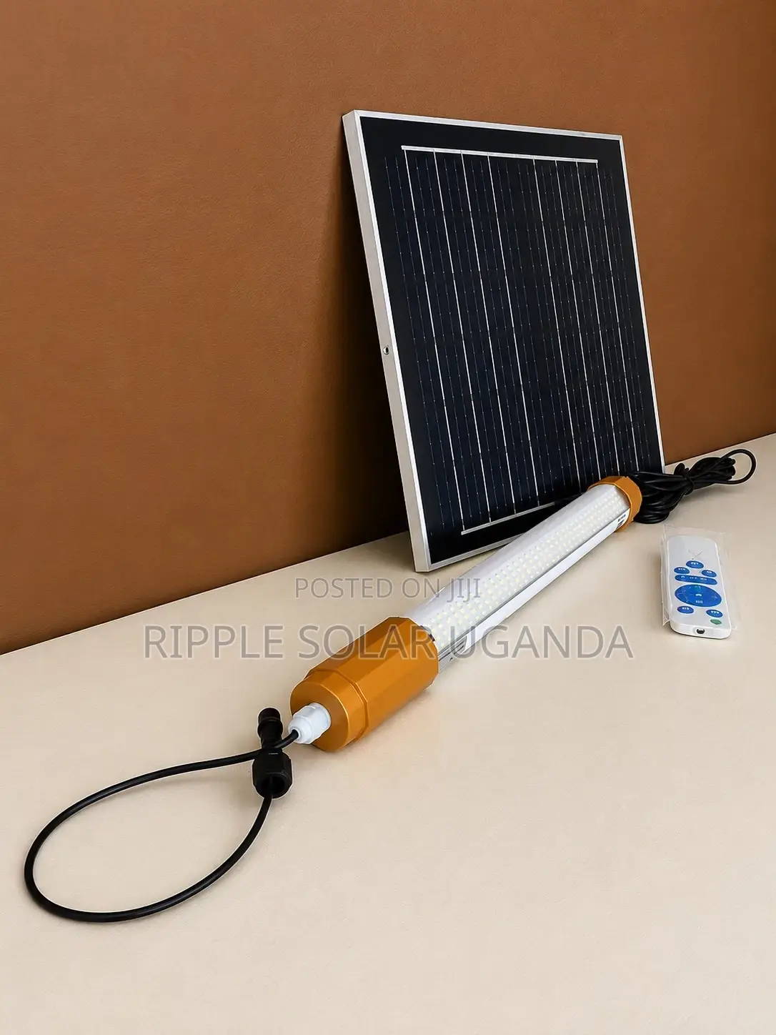 300w Solar Led Tube Light With Remote Waterproof Outdoor Lamp
