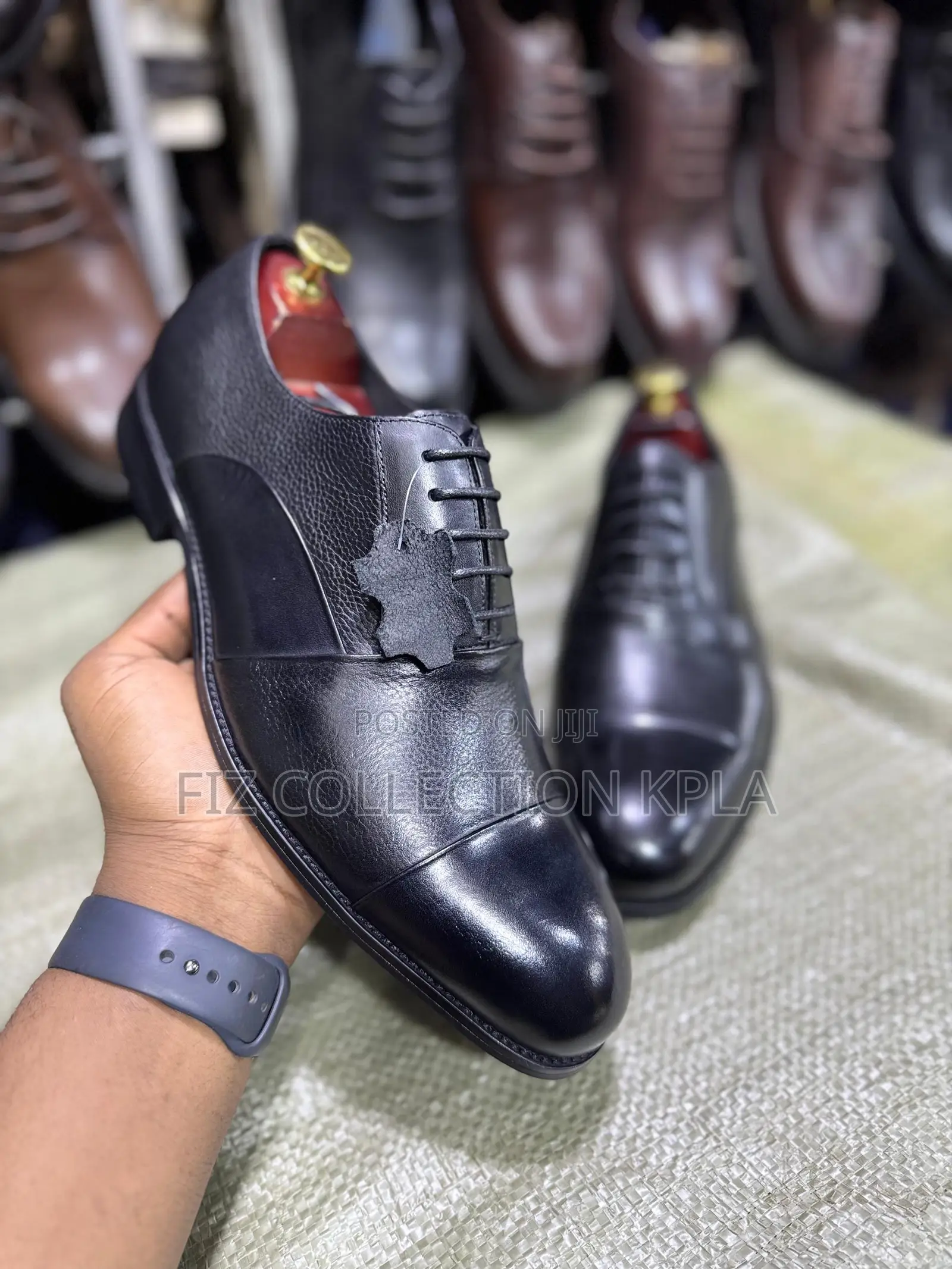 Black Monarch Pure Leather Gentle Shoe