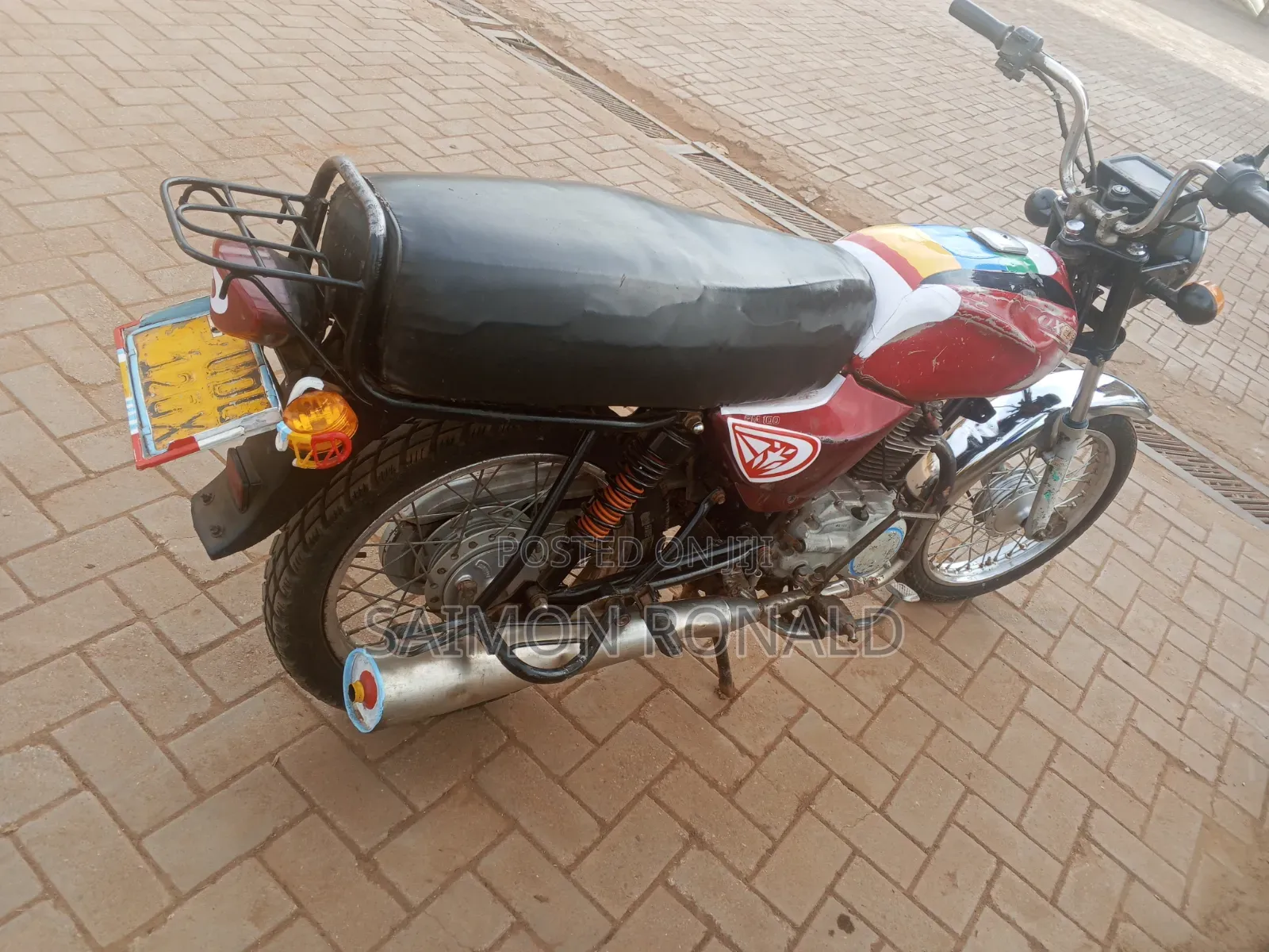 Bajaj Boxer 100 2015 Red