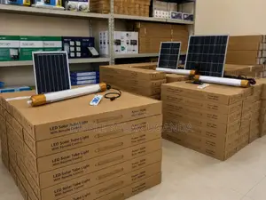 300w Solar Led Tube Light With Remote Waterproof Outdoor Lamp