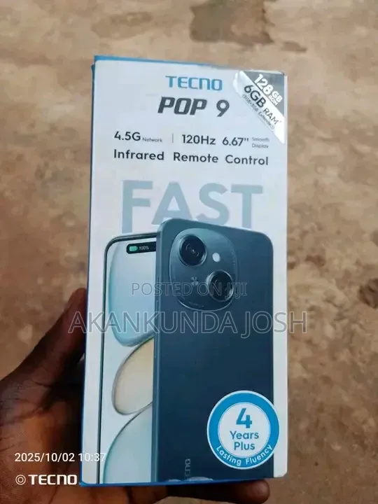 New Tecno Pop 9 128 GB Gray