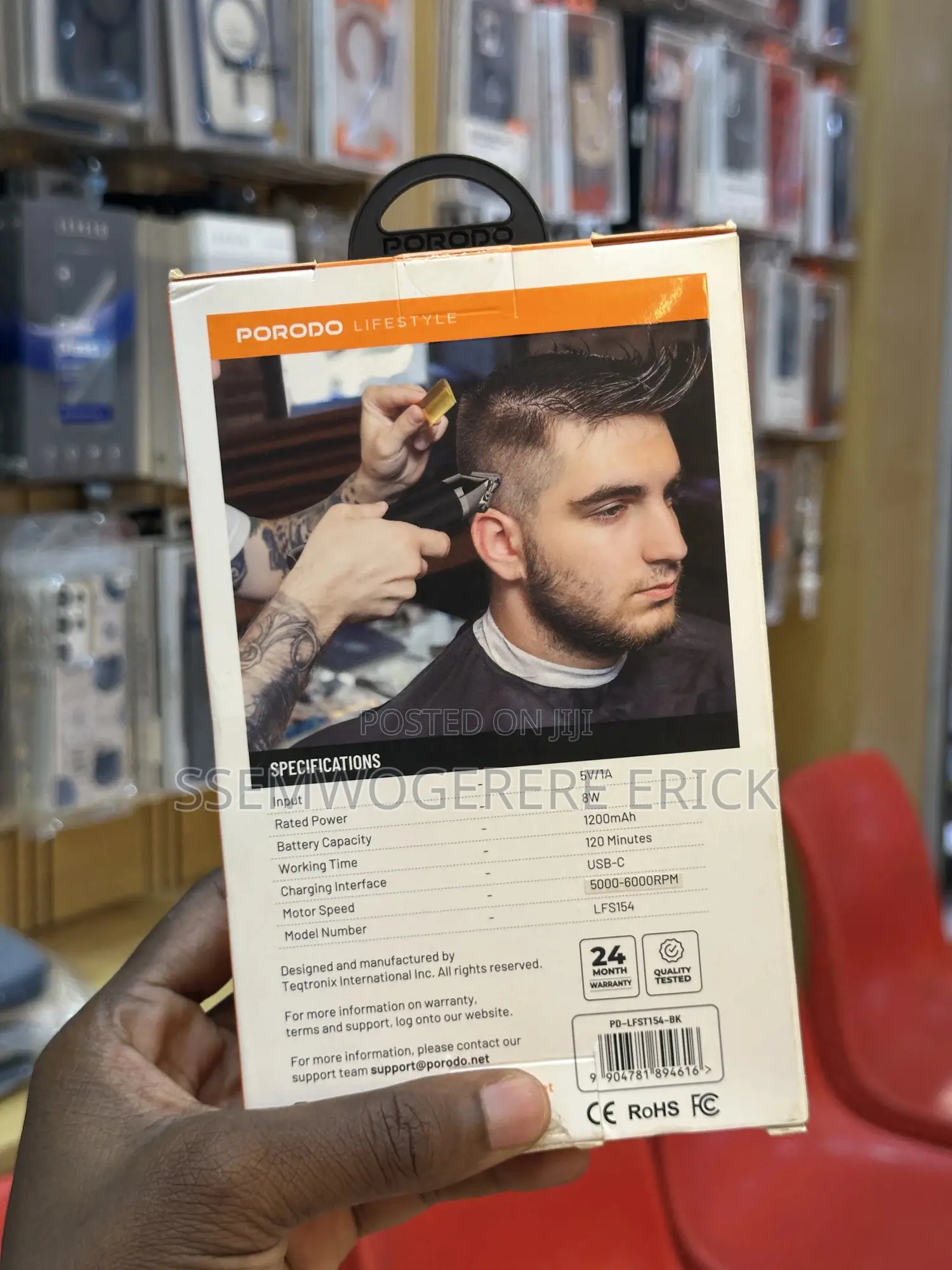 Porodo T-Blade Hair and Beard Trimmer