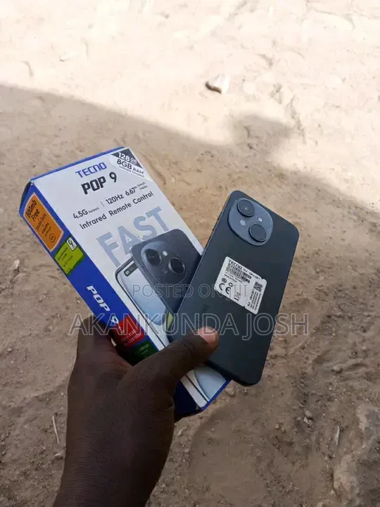 New Tecno Pop 9 128 GB Black
