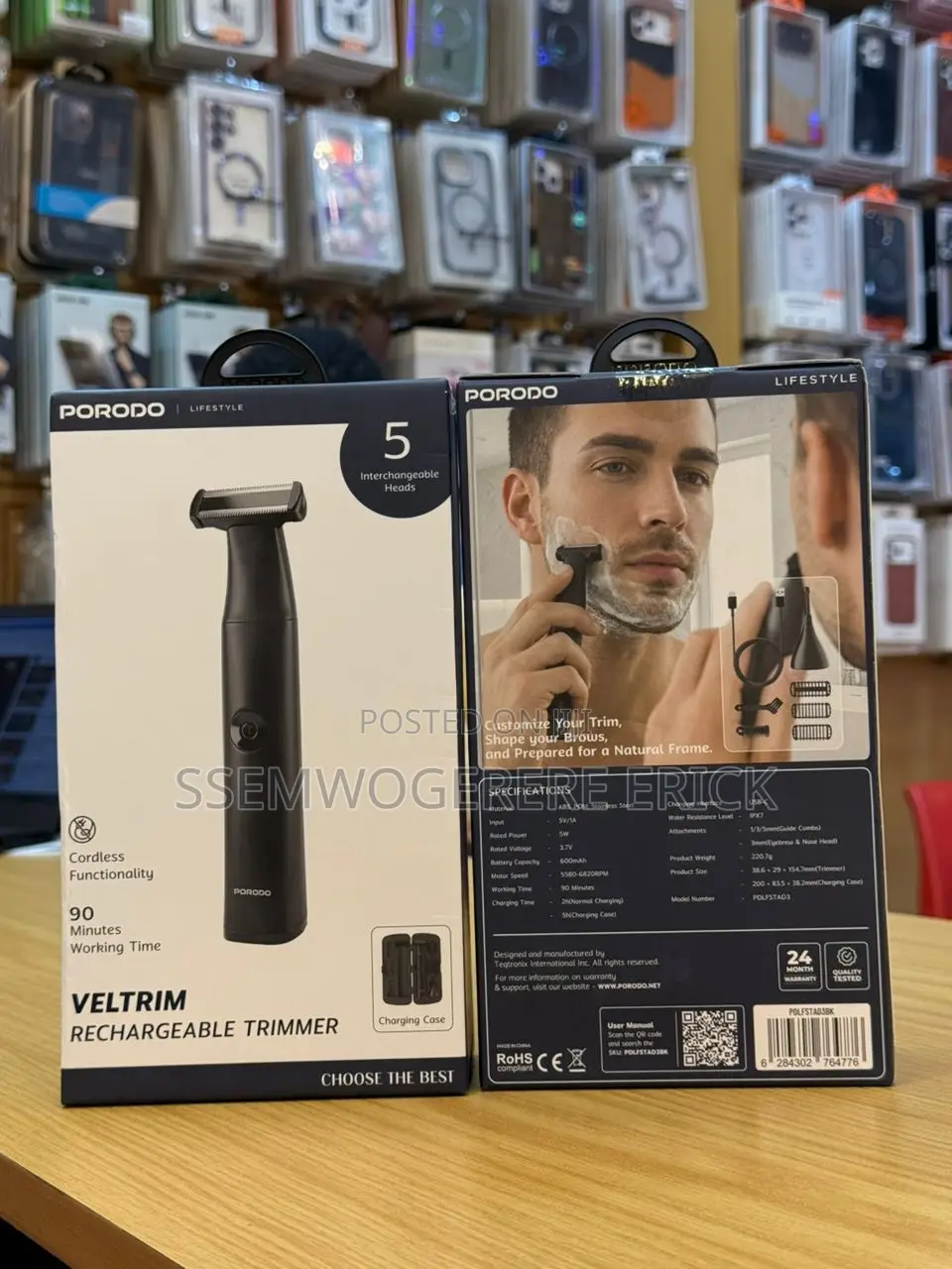 Porodo Veltrim Rechargeable Trimmer