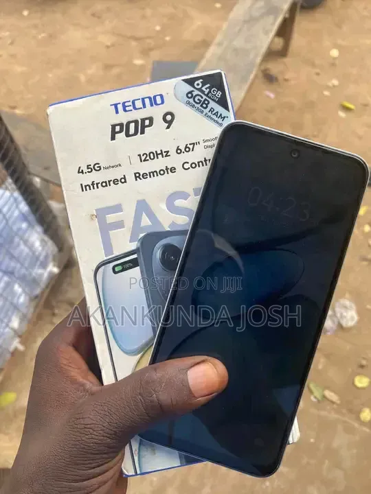 New Tecno Pop 9 128 GB Silver