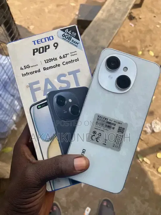 New Tecno Pop 9 128 GB Silver
