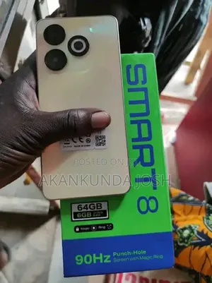 New Infinix Smart 8 64 GB Gold