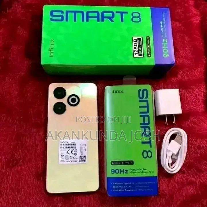 New Infinix Smart 8 128 GB Gold