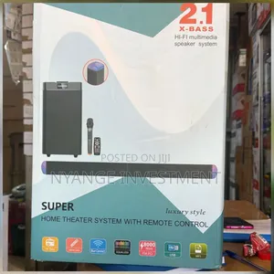 Globalstar 2.1 Speaker, Soundbar, Subwoofer and Wireless Microphone.