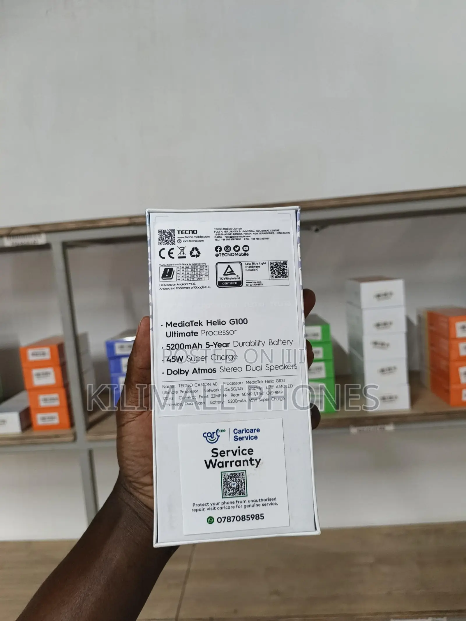 New Tecno Camon 40 256 GB White