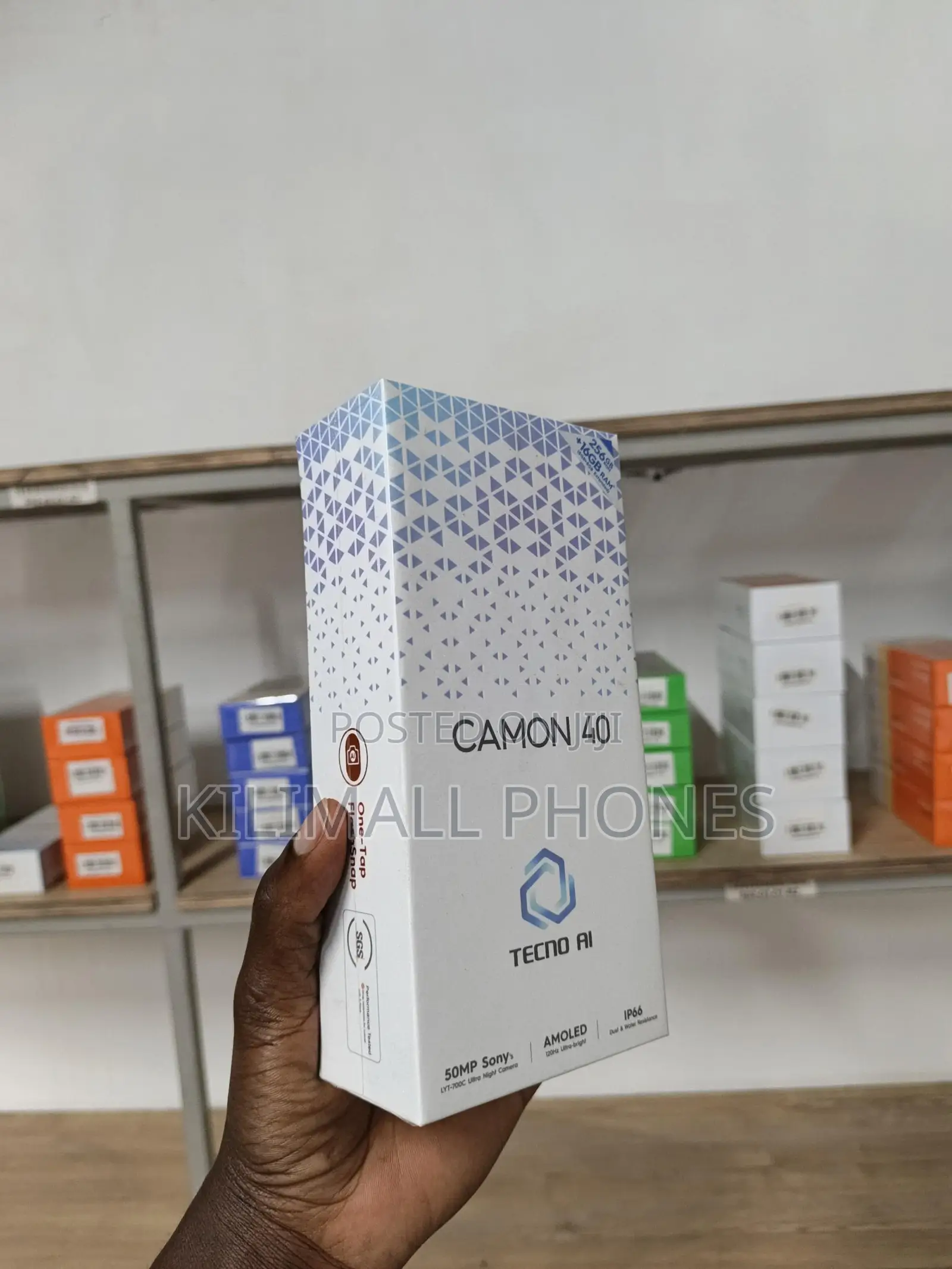 New Tecno Camon 40 256 GB White
