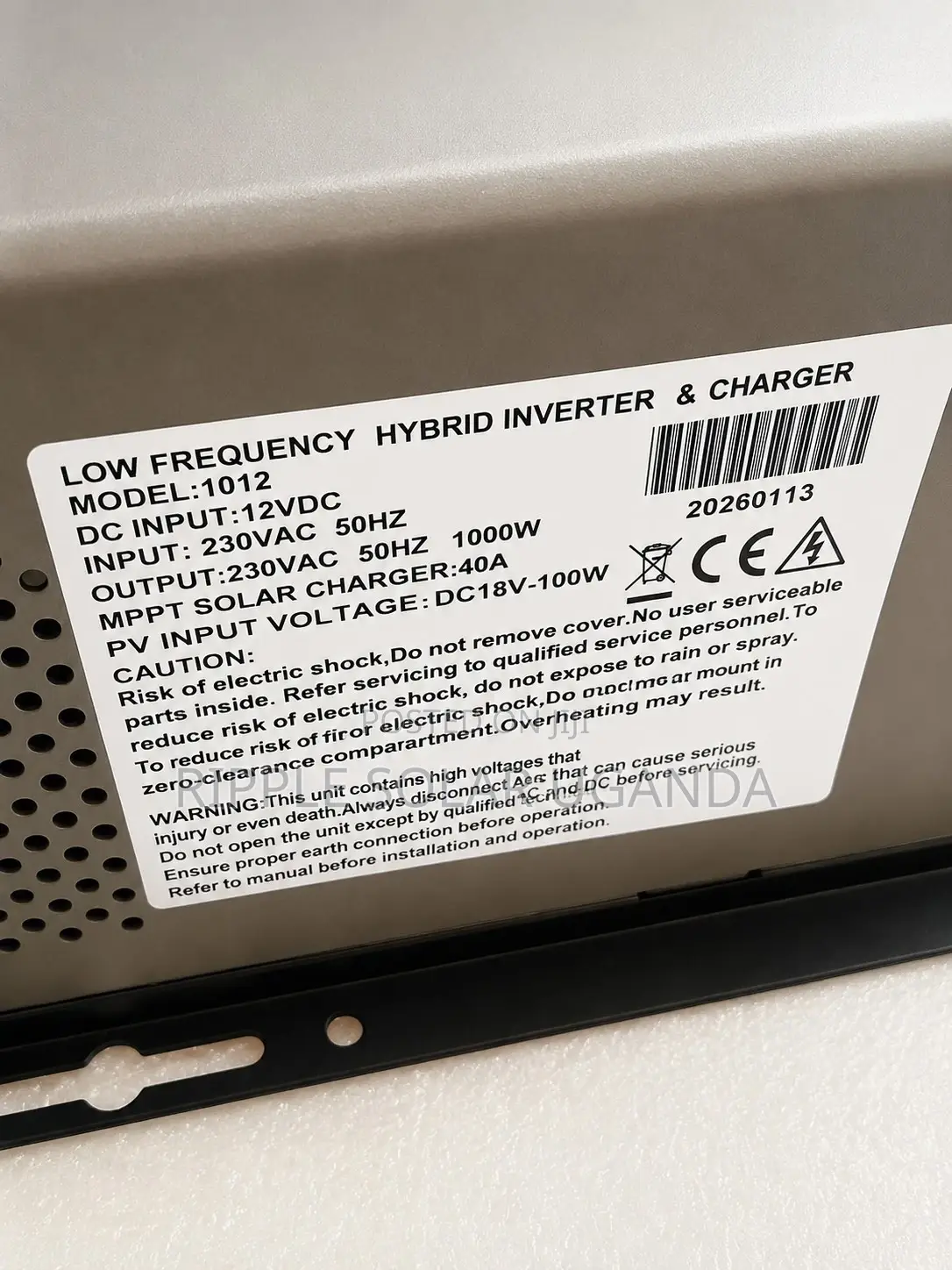1000w 12v Hybrid Solar Inverter With 40a MPPT