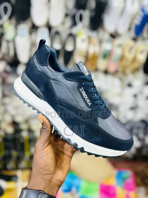Z Man Brand Casual Brown,Navy Sneakers Featuring a Mesh and Suede