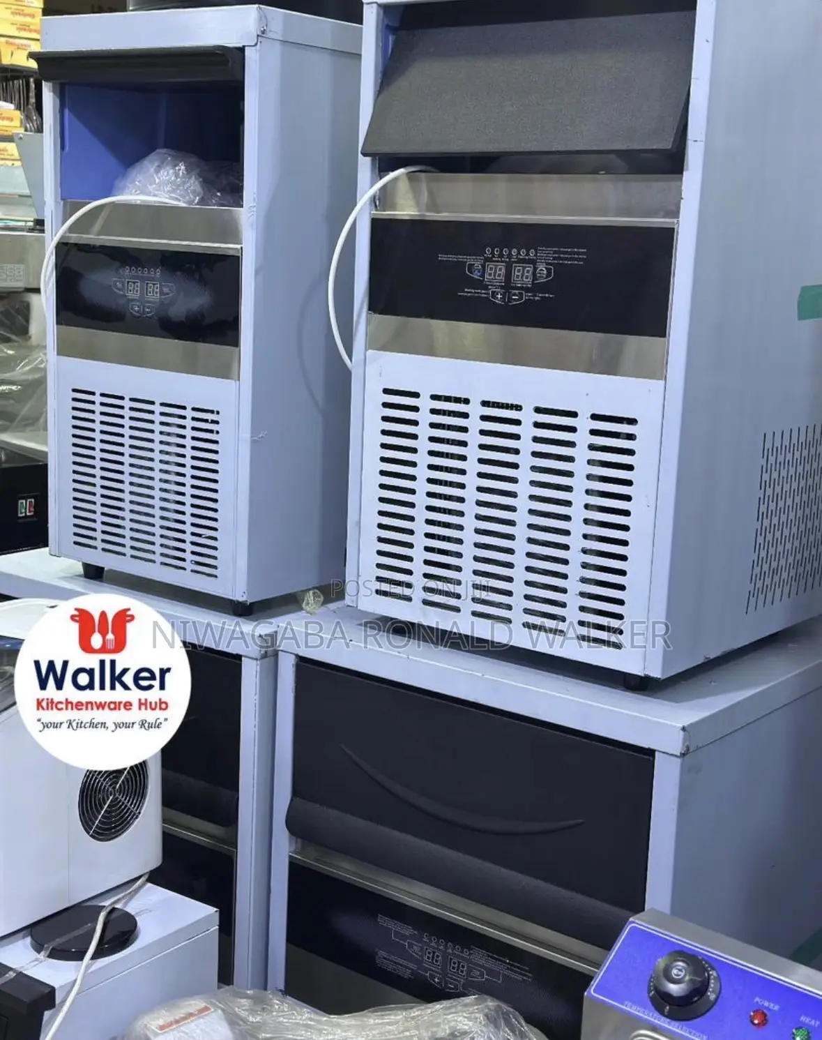 98kg/24hrs Industrial Ice Cube Maker Machine