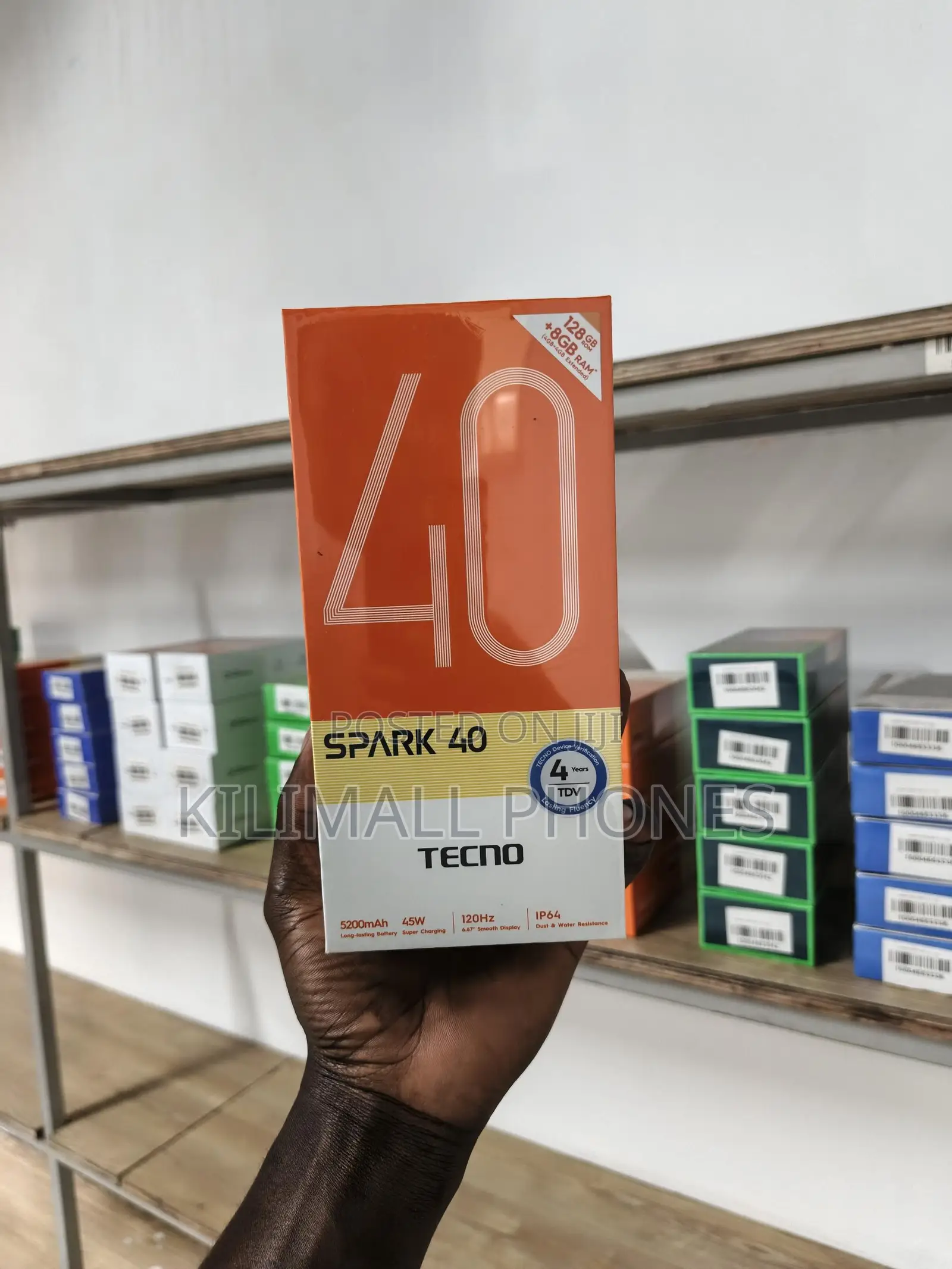 New Tecno Spark 40 256 GB Black