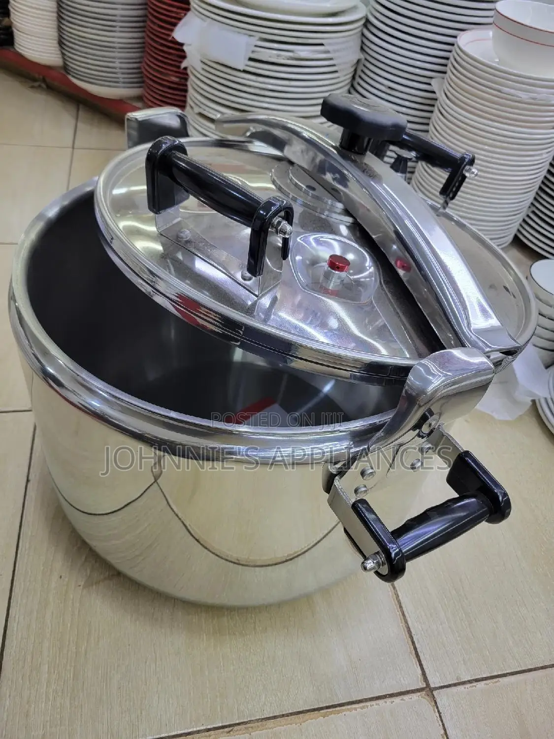 Stainless Steel Non Electric Pressure Cooker 45l