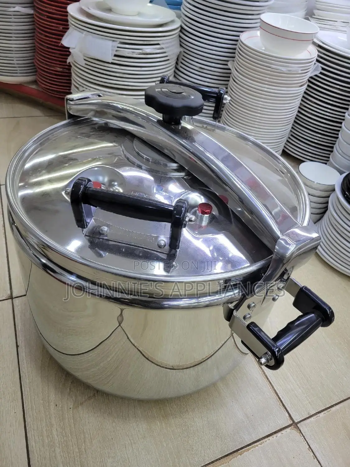 Stainless Steel Non Electric Pressure Cooker 45l