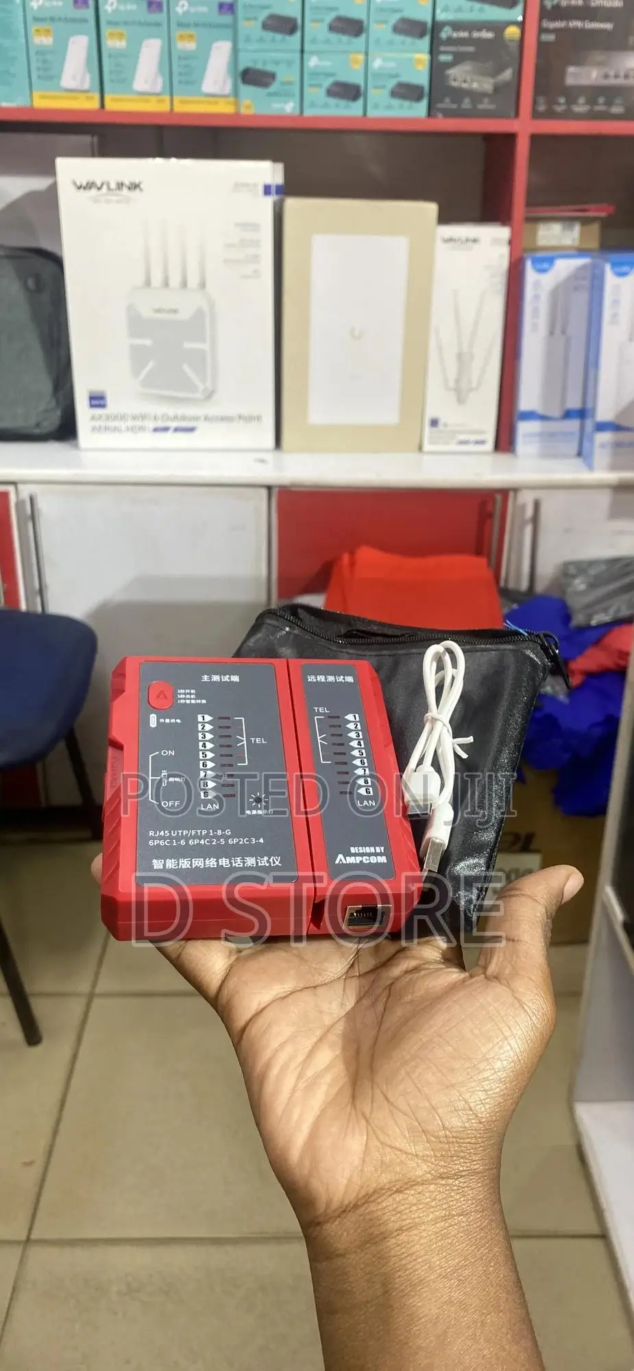 Rj45 And Rj11 Network Cable Tester