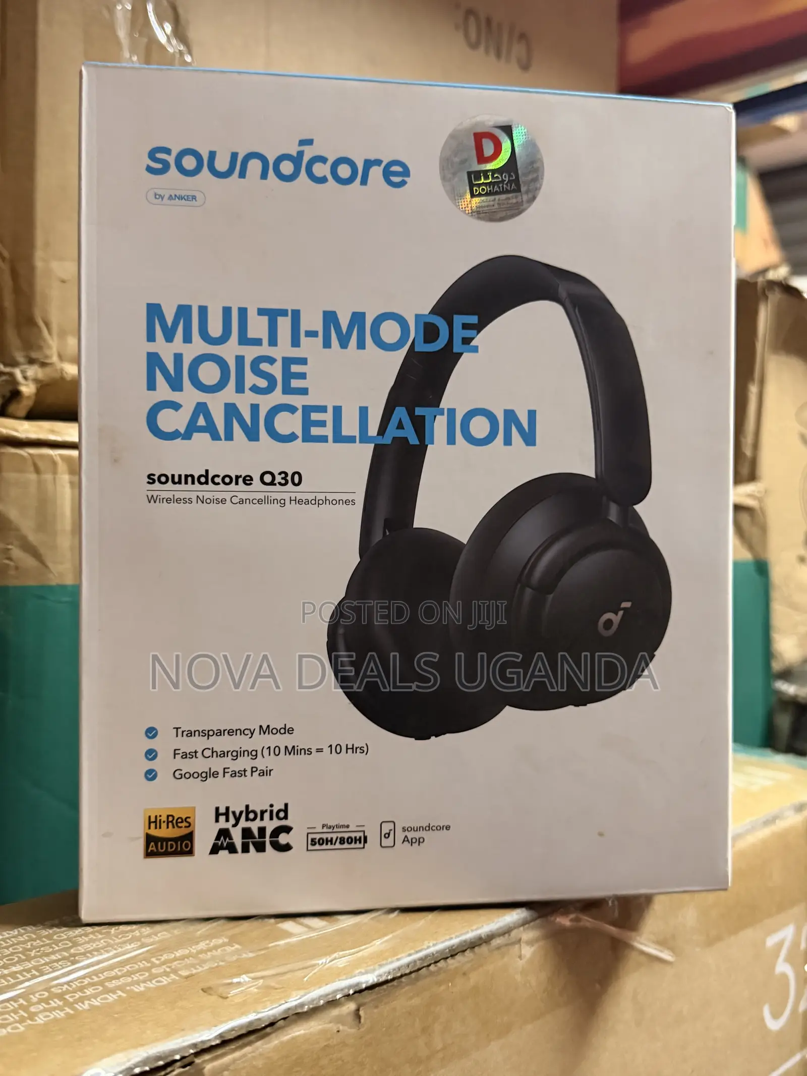 Soundcore Q30 Noise Cancelling Headphones – Wireless Over-ear