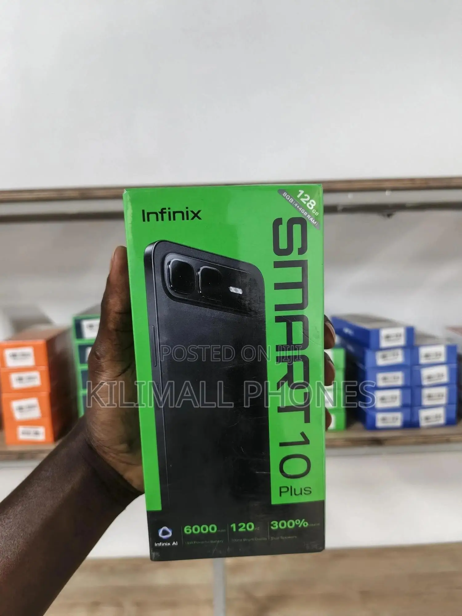 New Infinix Smart 10 Plus 128 GB Black