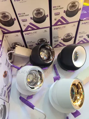 7w Recessed Rotating Spotlights Changing Warm, White and Warmwhite