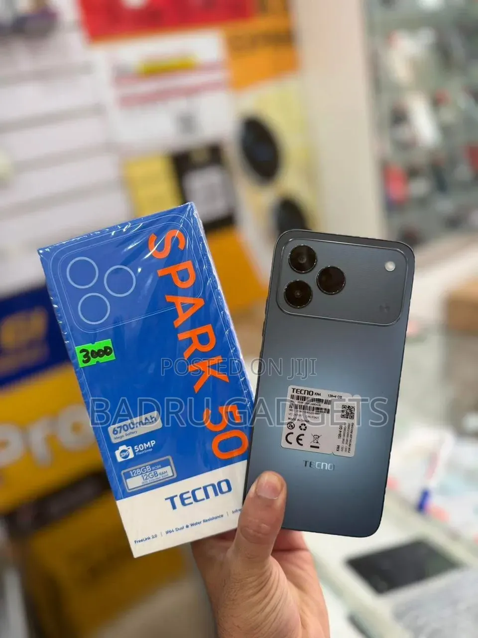 New Tecno Spark 50 128 GB Black
