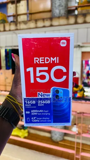 New Xiaomi Redmi 15C 4G 256 GB Black