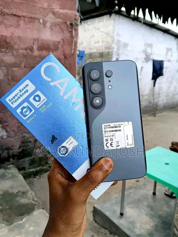 New Tecno Camon 50 Pro 256 GB Black