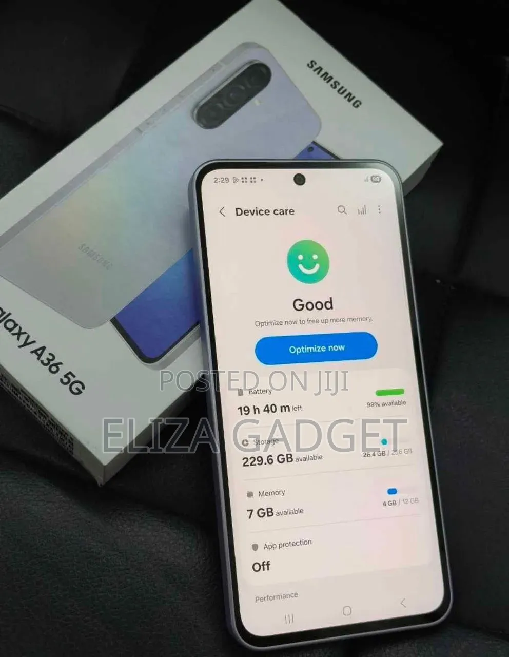 New Samsung Galaxy A36 256 GB Blue