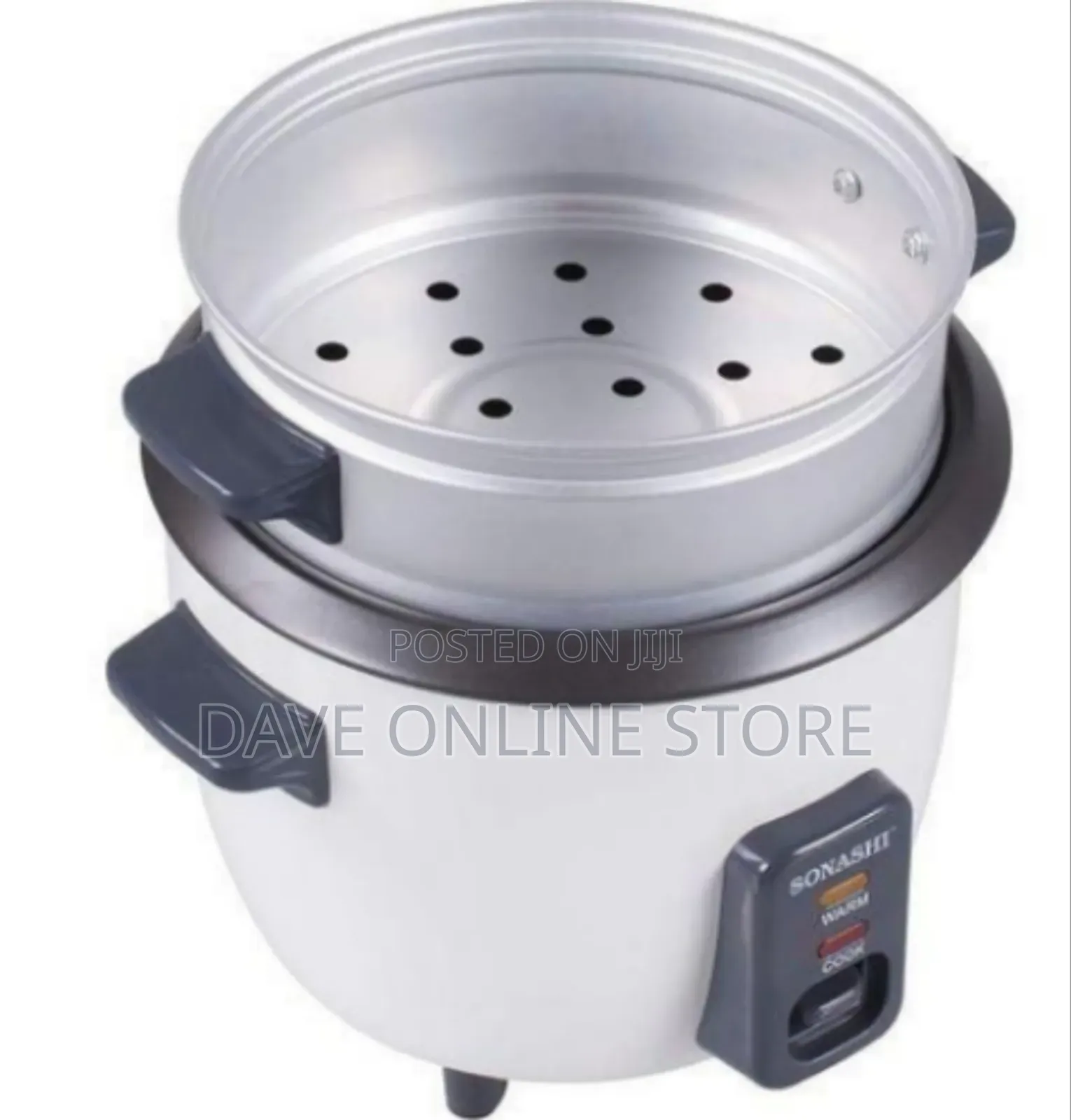 Sonashi 2 -N-1 Rice Cooker With Aluminum Steamer