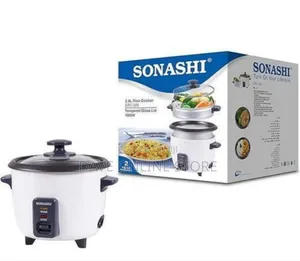 Sonashi 2 -N-1 Rice Cooker With Aluminum Steamer