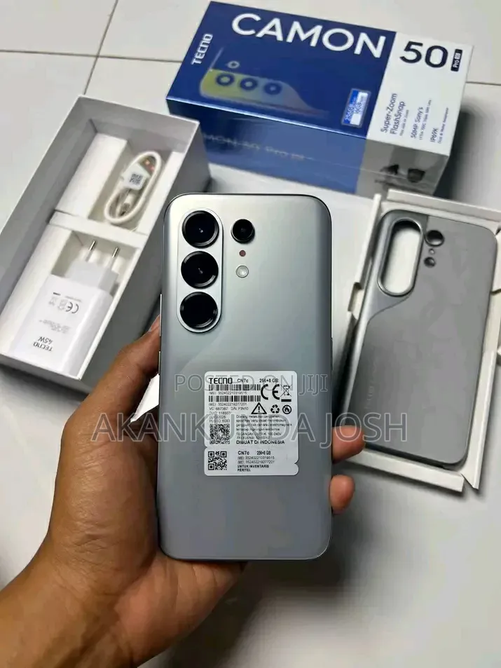 New Tecno Camon 50 Pro 256 GB Gray