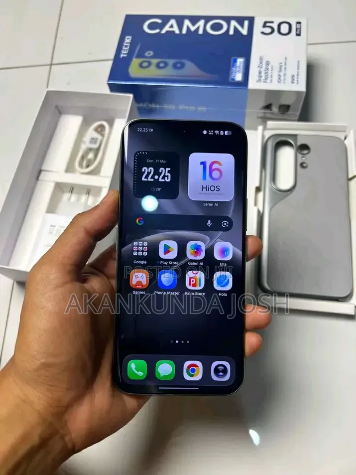 New Tecno Camon 50 Pro 256 GB Gray