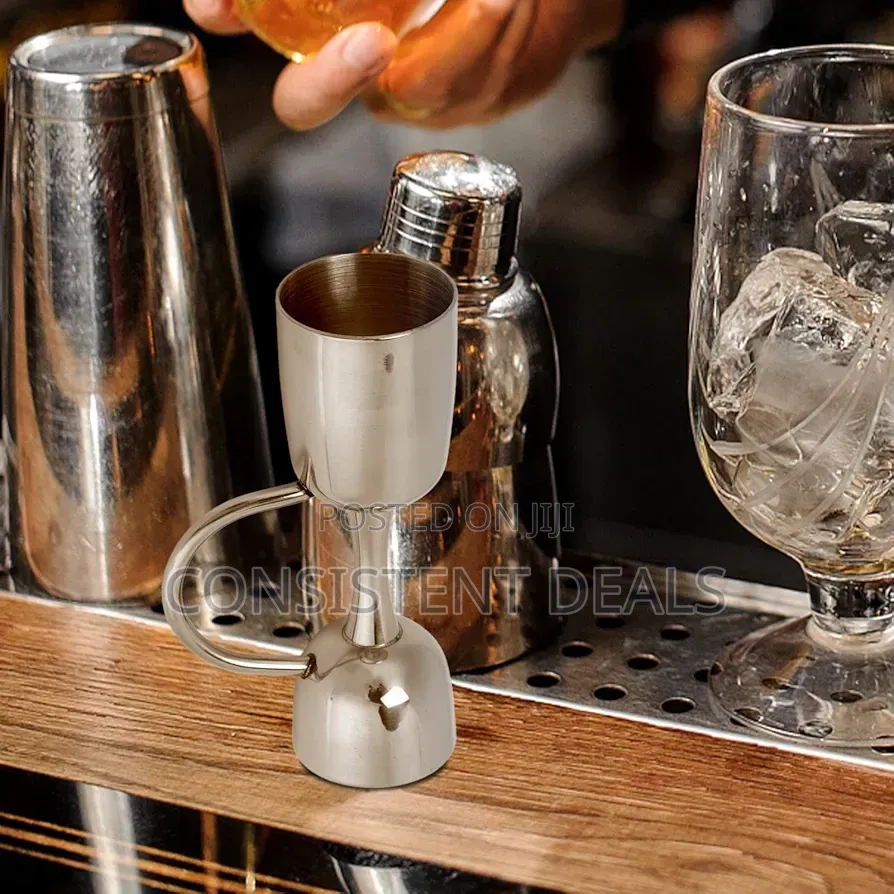 Stainless Steel Bar Measures Jigger Wine Cocktail Shaker Jigger