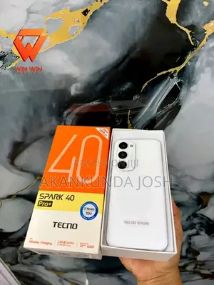 New Tecno Spark 40 Pro+ 256 GB White
