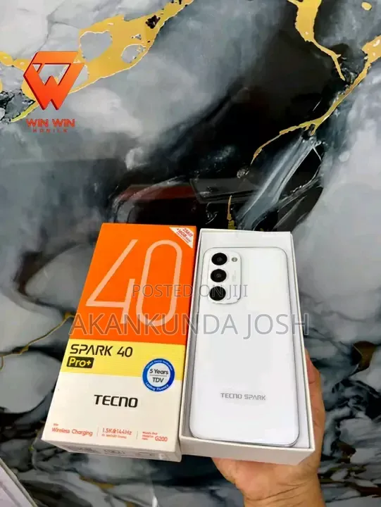 New Tecno Spark 40 Pro+ 256 GB White