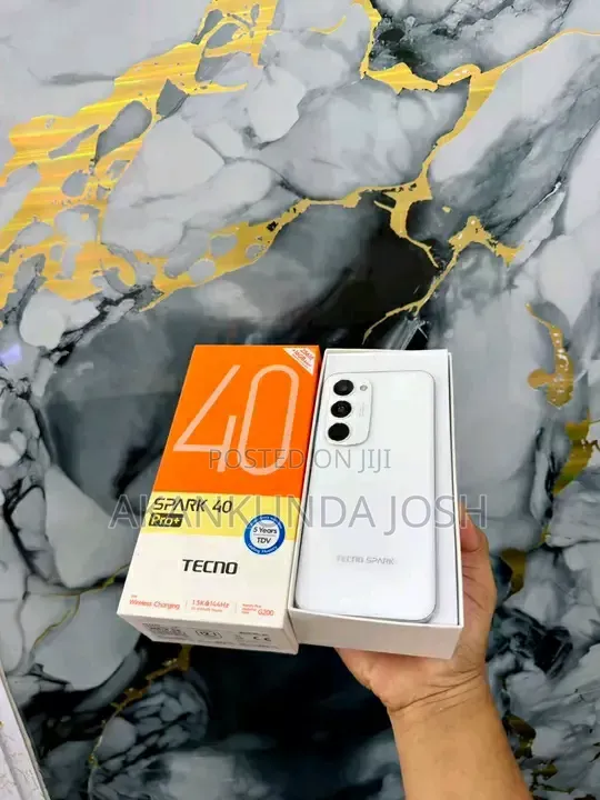 New Tecno Spark 40 Pro+ 256 GB White